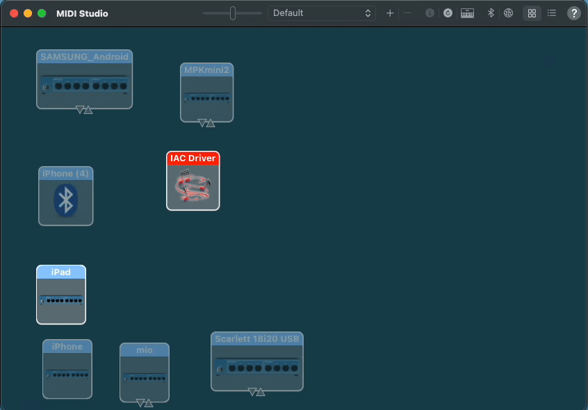 Setting up Network MIDI on Mac
