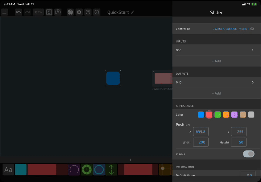 Configuring MIDI destination